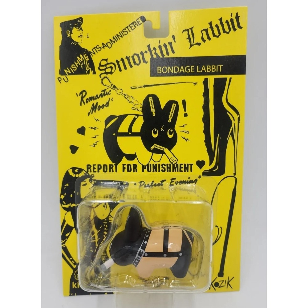 2013 Frank Kozik  Kidrobot‎ Smorkin' Labbit Bondage Labbit - New NOS BDSM Toy